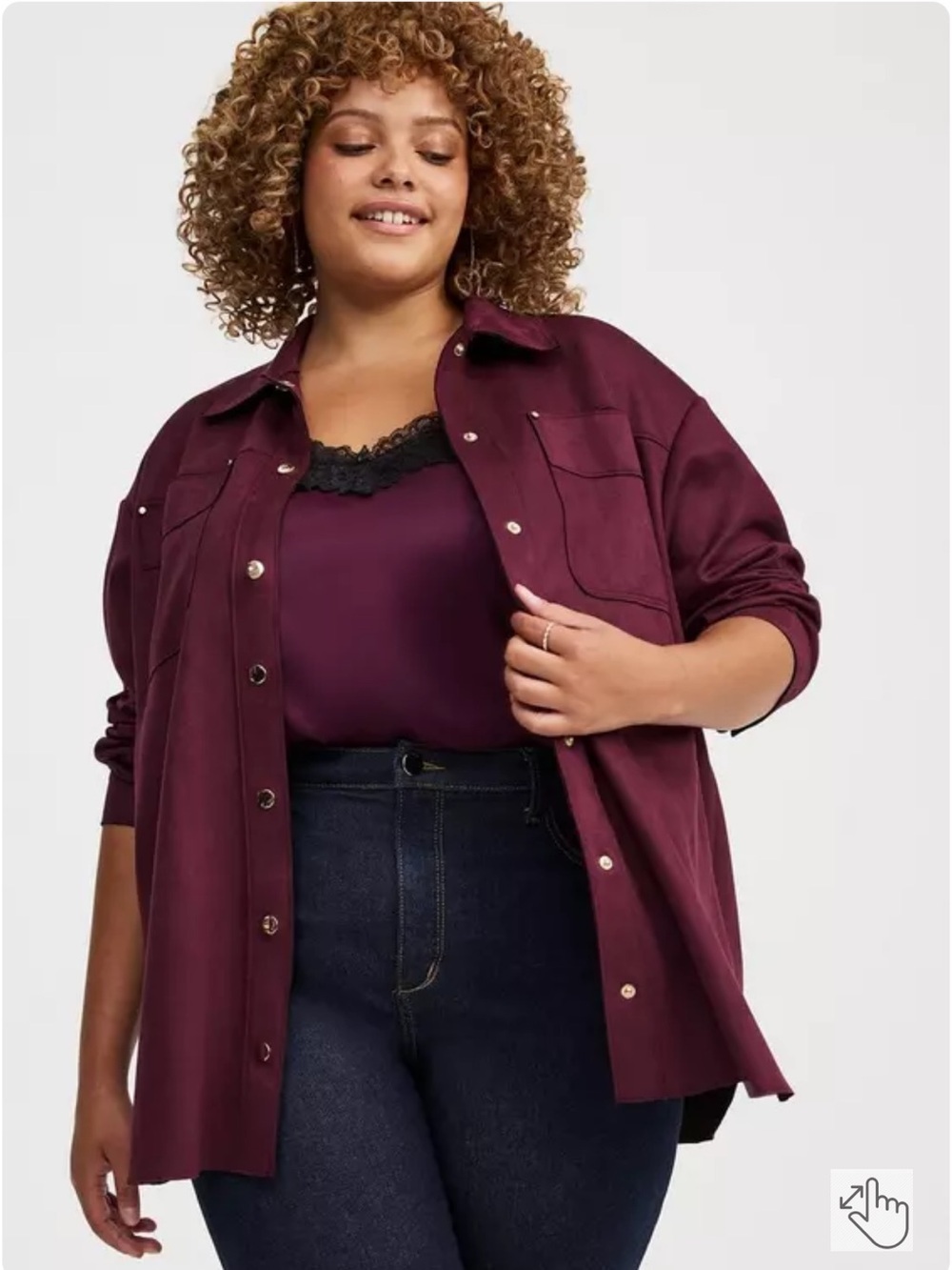 Torrid Faux Suede Shacket
